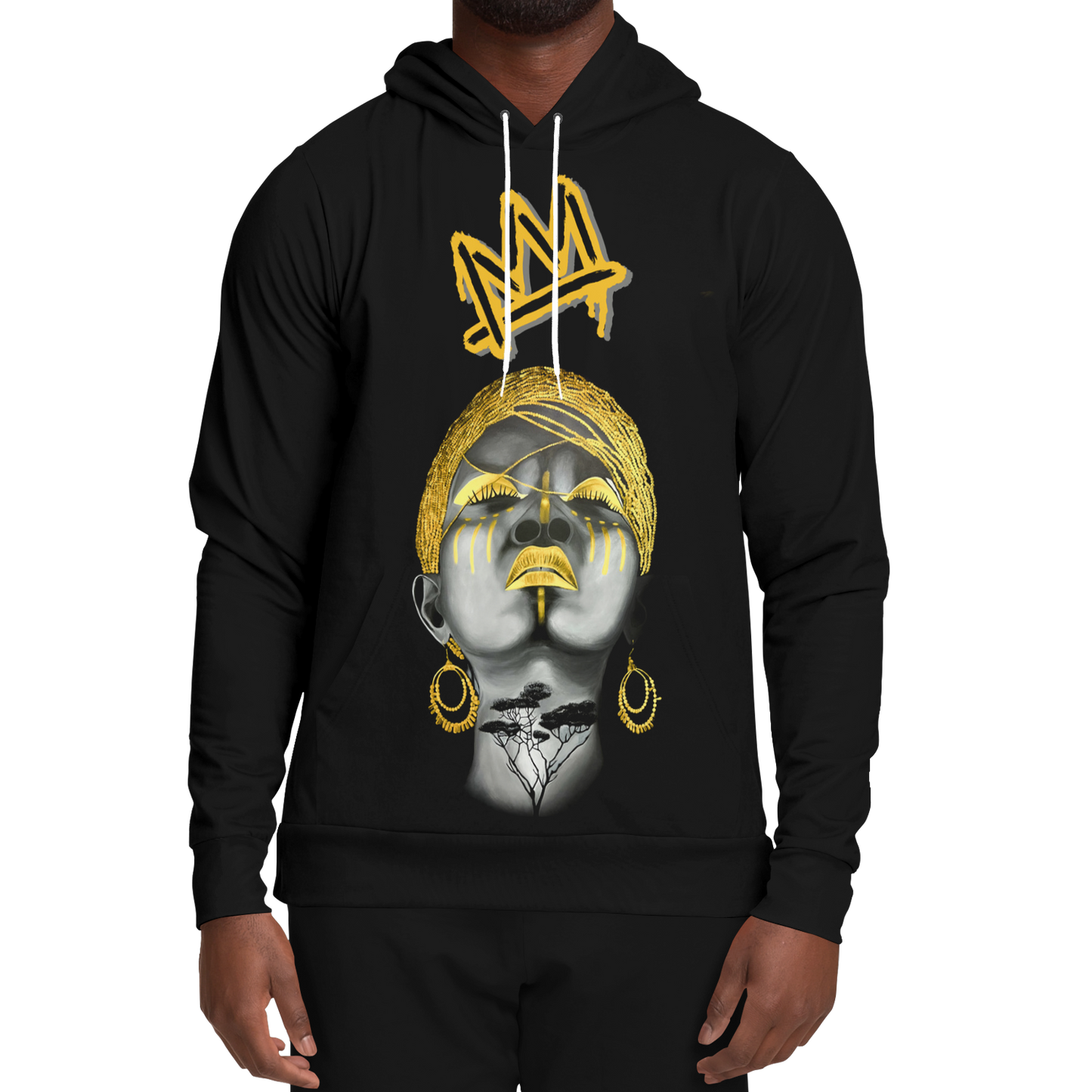 Golden Roots Dripping Crown Hoodie