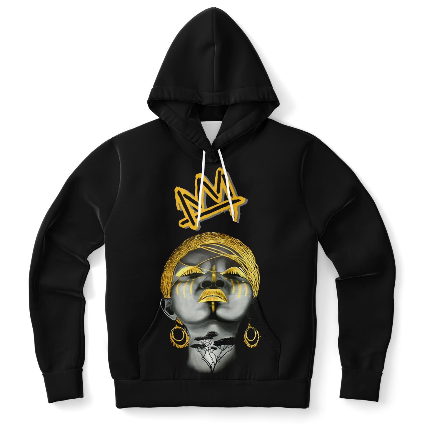 Golden Roots Dripping Crown Hoodie